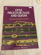 Little Pieces For Flute And Guitar,Transcribed And Adopted By Lewis Moys... - £13.79 GBP