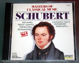 MASTERS OF CLASSICAL MUSIC, VOL.9 FRANZ SCHUBERT - £9.57 GBP
