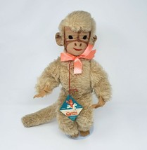 Vintage Cuddle Toys By Douglas Brown / Tan Monkey Stuffed Animal Plush Toy W Tag - £73.88 GBP