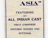 Light of Asia Program All Indian Cast Great Eastern Corporation Delhi In... - $17.82