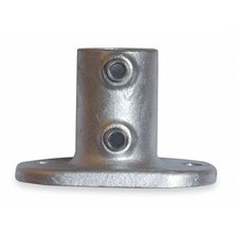 Structural Pipe Fitting, Railing Base Flange, Cast Iron, 1.5 - $46.99