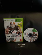 Madden NFL 12 Microsoft Xbox 360 Item and Box Video Game - $4.49