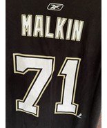 NHL Hockey T-Shirt Large #71 Evgeni Malkin Pittsburgh Penguins Team Reeb... - £17.80 GBP