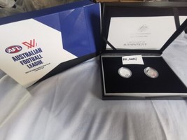 2024 $1 AFL &amp; AFLW Coloured Fine Silver Proof Set Stock IN HAND✅ ONLY 1500 - £123.74 GBP