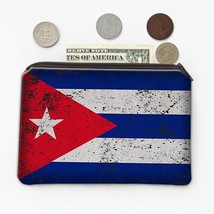 Cuba : Gift Coin Purse Flag Retro Artistic Cuban Expat Country Made In USA - £8.03 GBP