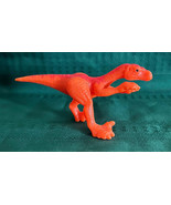 Vintage Fisher-Price Imaginext 2005 Orange Velociraptor 5” Length - $130.98 MXN