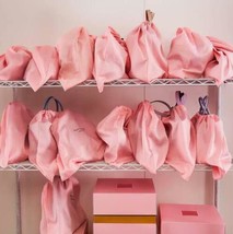 Kate Spade Medium 19&quot;x17&quot; M Drawstring Pink Dust Bag Small 13&quot;x11&quot; S KC8... - £15.77 GBP