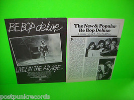 Be-Bop Deluxe Live In The Air Age Vintage 1977 Magazine AD + Article Bill Nelson - £3.90 GBP