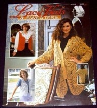 Lacy Vests &amp; Sweaters - Annie&#39;s Attic (1994) Knitting - $3.60
