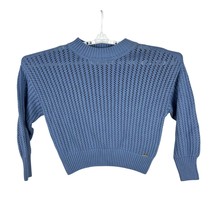 Marc New York Andrew Marc Blue Cotton Womens Sweater Size L - $23.03