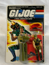 1988 Hasbro Inc G.I. Joe &quot;BACKBLAST&quot; 4&quot; Action Figure in Blister Pack Unpunched - £141.89 GBP