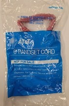 Vintage NOS AT&T 6' Handset Spring Cord Modular Red H4DU 53 - £9.34 GBP