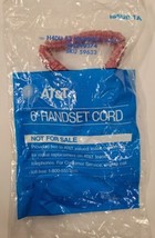 Vintage NOS AT&amp;T 6&#39; Handset Spring Cord Modular Red H4DU 53 - £9.47 GBP