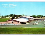 Travelodge Motel Madison Wisconsin WI Chrome Postcard V3 - £2.33 GBP