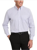 Kirkland Signature Mens Dress Shirt Blue Purple Check Wrinkle Free Non-Iron - $48.99