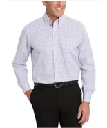 Kirkland Signature Mens Dress Shirt Blue Purple Check Wrinkle Free Non-Iron - $48.99