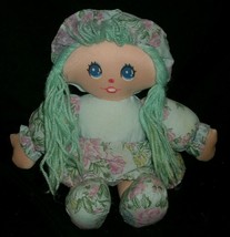 12&quot; VINTAGE TB TRADING CO DOLL BLUE GREEN BABY GIRL STUFFED ANIMAL PLUSH... - £25.02 GBP