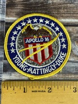 Vintage Nasa Apollo 16 XVI Mission Patch - A-B Emblems - New - $11.99