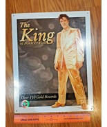 Elvis Presley The King Of Rock &amp; Roll Classic Tin Sign Made in USA EPE 1... - £17.95 GBP