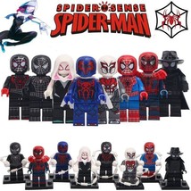 8pcs Spider-Man Into the Spider-Verse Gwen Stacy Noir White Ultimate Minifigures - £13.36 GBP