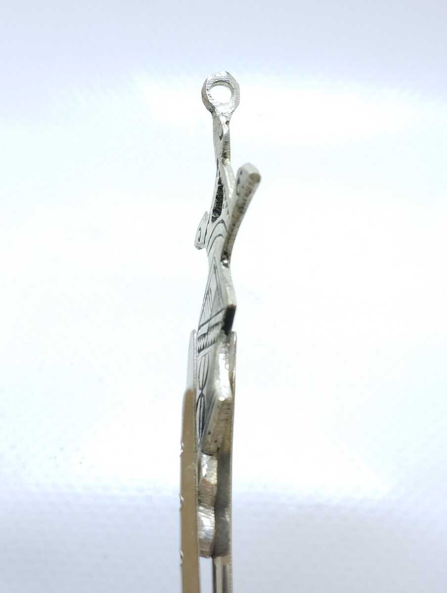 Tuareg Cross Pendant – Handmade Silver Tribal Berber Amulet from Morocco Item image 5