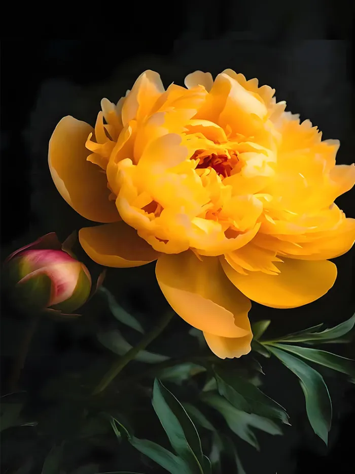 20 Exquisite Gold Double Peony Seeds for Garden - £9.26 GBP