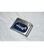 E. Hull Belt Buckle 1977 C-130E Transport Airplane USAF Military w1b3 - $496.08 MXN