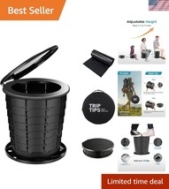 Sturdy Retractable Toilet for Camping &amp; Travel - Compact with Waterproof... - $993.78 MXN