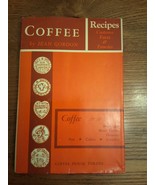 COFFEE Recipes, Customs, Facts &amp; Fancies Jean Gordon Cookbook 1963 HC - €21,85 EUR
