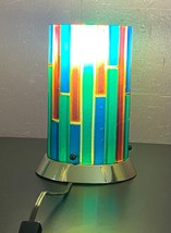 Vintage Rare MCM Moe Fiesta Ceiling Light Pendant Acrylic lamp Blue Read... - $207.90