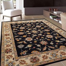 Classical Hand Tufted Rug Made of 100% Soft Blended Wool Persian Carpets for Liv - £215.46 GBP