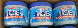 Lot Of 3 ARCTIC ICE Pain Relieving Gel Fast Acting Cooling Formula Greaseless - £11.15 GBP