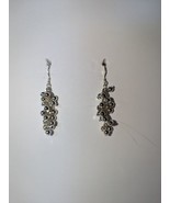 Silver Ball  Dangle Earrings - $13.60 CAD