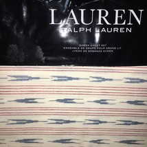 Ralph Lauren Luice Comforter Set 7pc Qn Ikat Sheet Set Cream Multi Color Nip - £214.09 GBP