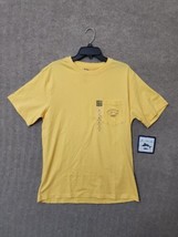 Joe Marlin Unwind Embroidered Pocket T Shirt Mens M Orange Short Sleeve NEW - £14.77 GBP
