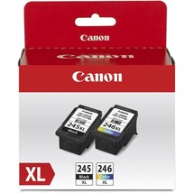 Canon PG-245XL Black &amp; CL-246XL Color Ink Cartridge Set 8278B023 Genuine Sealed - £43.48 GBP