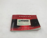 1999 Pontiac Bonneville Owners Manual Handbook OEM K03B34007 - £13.57 GBP