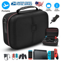 Large Size Travel Storage Case for Nintendo Switch Deluxe Carrying Case Portable - £40.76 GBP