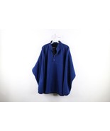 Vtg 90s Streetwear Mens XL Faded Blank Snap Button Fleece Pullover Sweat... - €42,17 EUR
