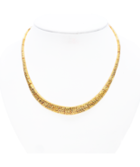 22ct Gold Choker Necklace Diamond Cut Shimmer Textured 15 Inches - €4.396,65 EUR 22ct Gold Choker Necklace Diamond Cut Shimmer Textured 15 Inches - €4.396,65 EUR