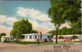 Norfolk Nebraska Ferris Motel Hwy 81 Linen Postcard Y16 - £6.28 GBP