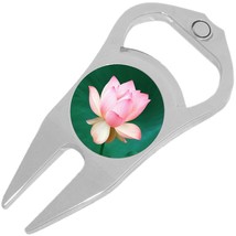 Light Pink Flower Golf Ball Marker Divot Repair Tool Bottle Opener - $11.76
