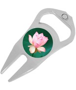 Light Pink Flower Golf Ball Marker Divot Repair Tool Bottle Opener - $11.76