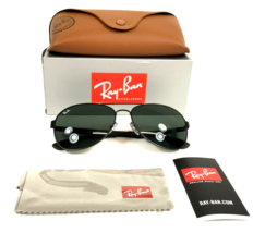 Ray-Ban Sonnenbrille Rb3549 006/71 Matt Schwarz Aviator Rahmen W/Dunkelgrün - £81.28 GBP