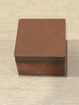 Vintage Empty Men’s Citizen Quartz Wrist Watch Box Felt Brown Box 1970s - £26.07 GBP