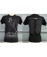 Usher OMG Tour Black 2-Sided Concert T-Shirt Size Small - £10.99 GBP