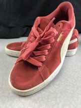 Puma Classic Suede Shoes Womans Size 8.5 Sneakers Red Shoes KG 355462 60 - $24.75