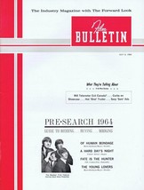 VERY RARE July 6, 1964 Film Bulletin Magazine - Beatles Hard Day Night Cover - £388.35 GBP