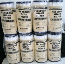 Lot Of 8 KEYSTONE GIANT G08P10010D Pleated 10 X 4.5 Poly WATER FILTER CA... - £85.99 GBP