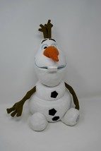 Disney Store Frozen Snowman Olaf Large 14&quot; Plush Stuffed Toy - £8.67 GBP